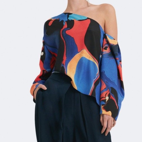 AQAQ Velma asymmetric top sz 10 US - Picture 7 of 13